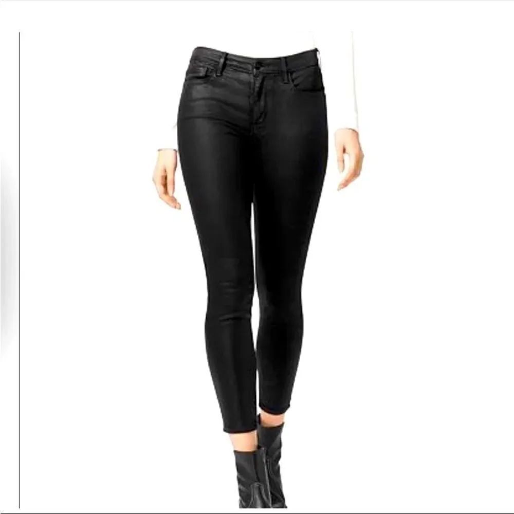 Social Standard by Sanctuary Size 12 Coated Finish Black Pleather Pants